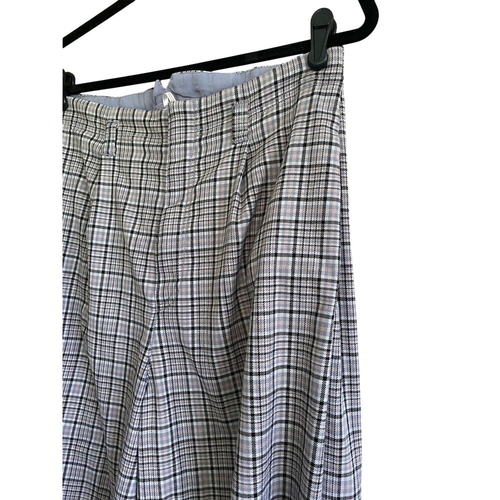Free People Turning Point Plaid Barrel Trousers Size 6 - Picture 3 of 8